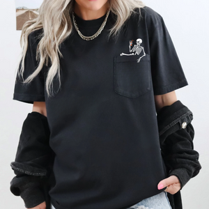 Skelly In My Pocket Cocktail Tee