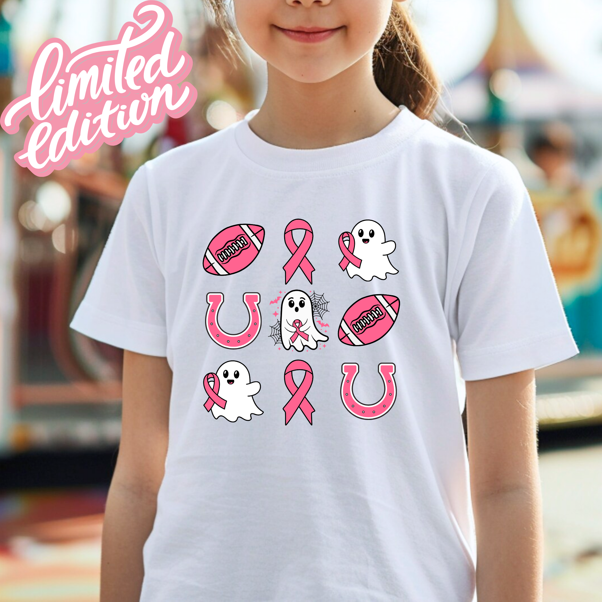 Youth PINK October Things Tee
