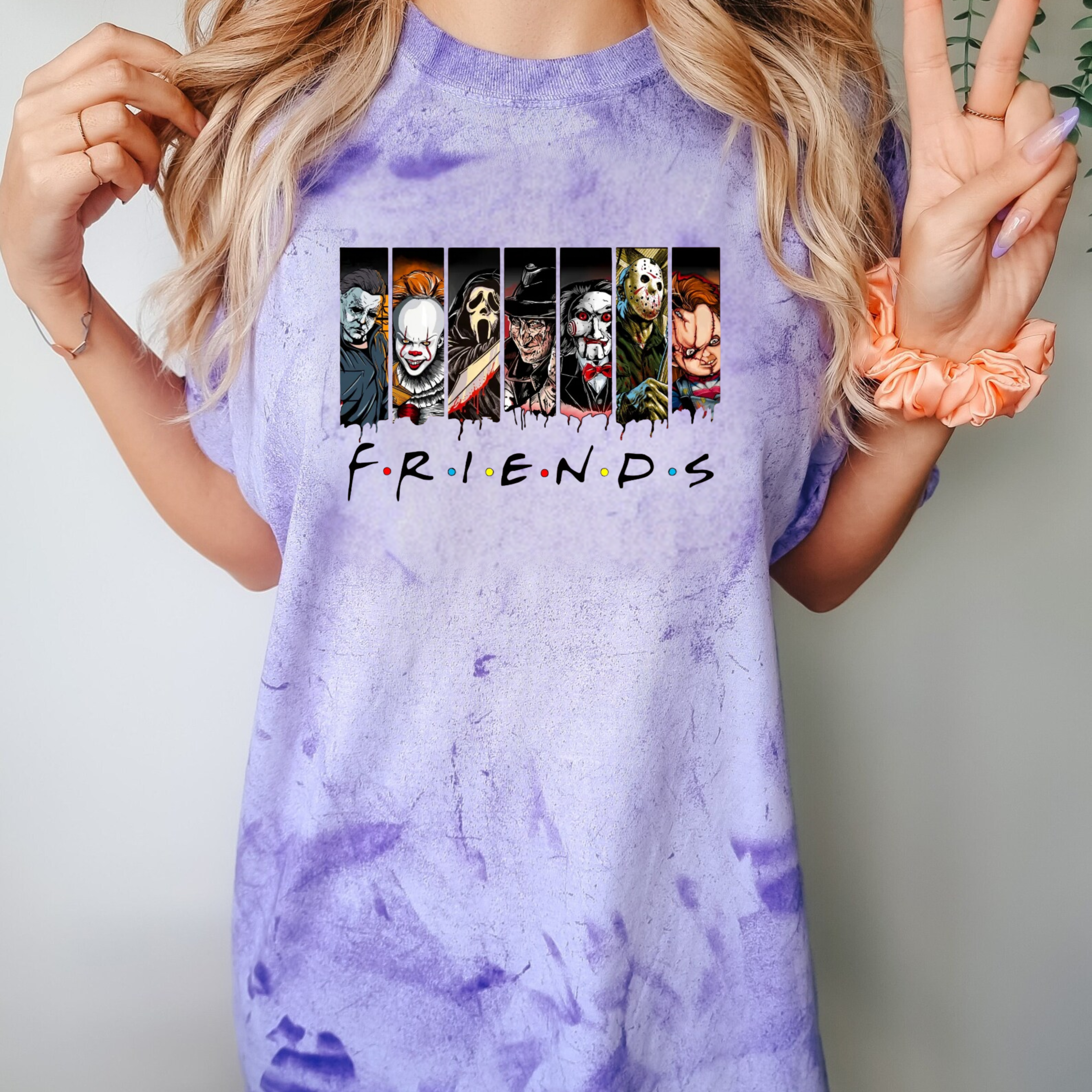 Comfort Colors Horror Friends Tee
