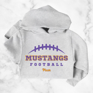 Youth Plum Mustangs Football Hoodie