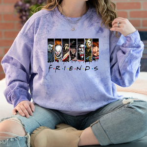 Comfort Colors Horror Friends Sweatshirt