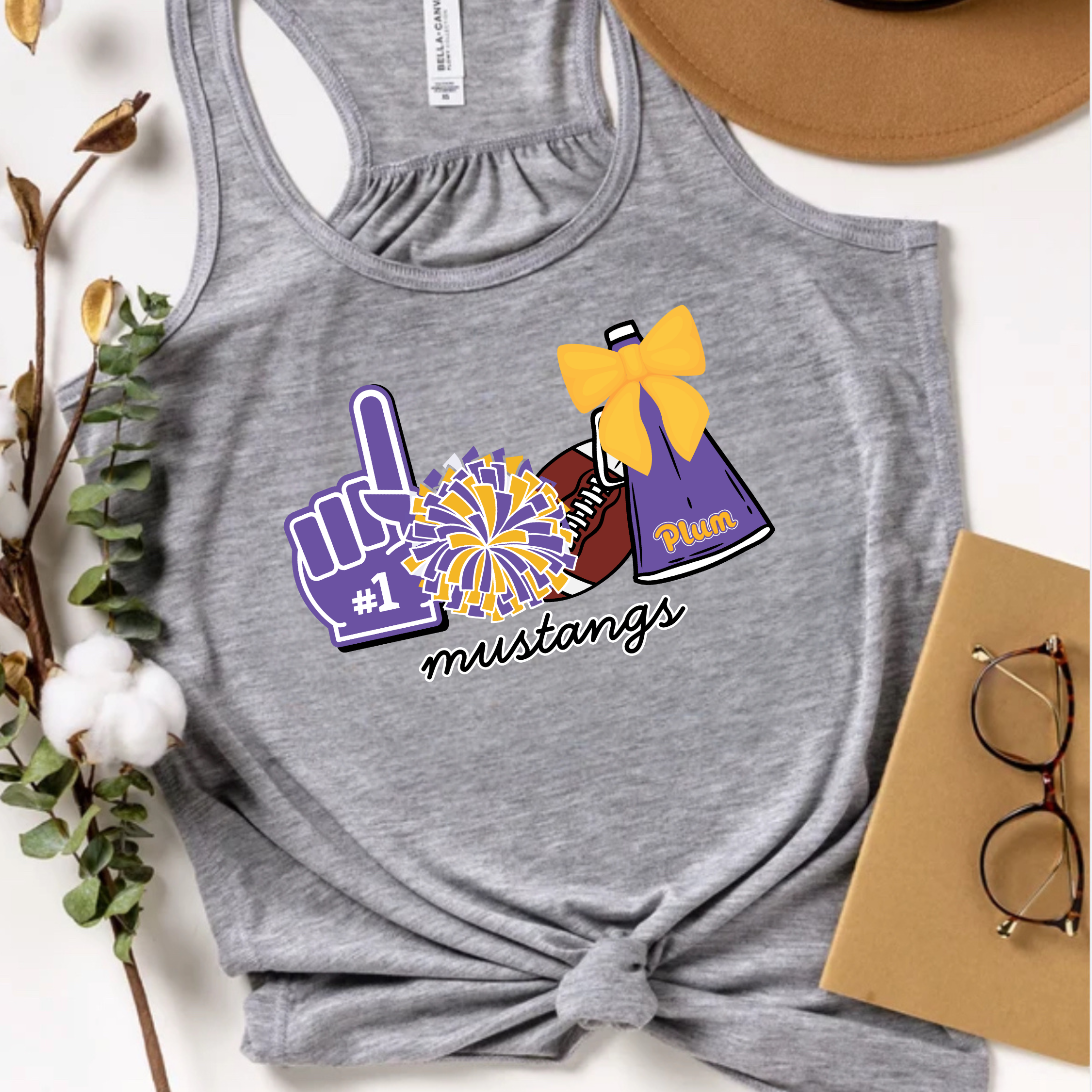 Cheer Icons Flowy Racerback Tank