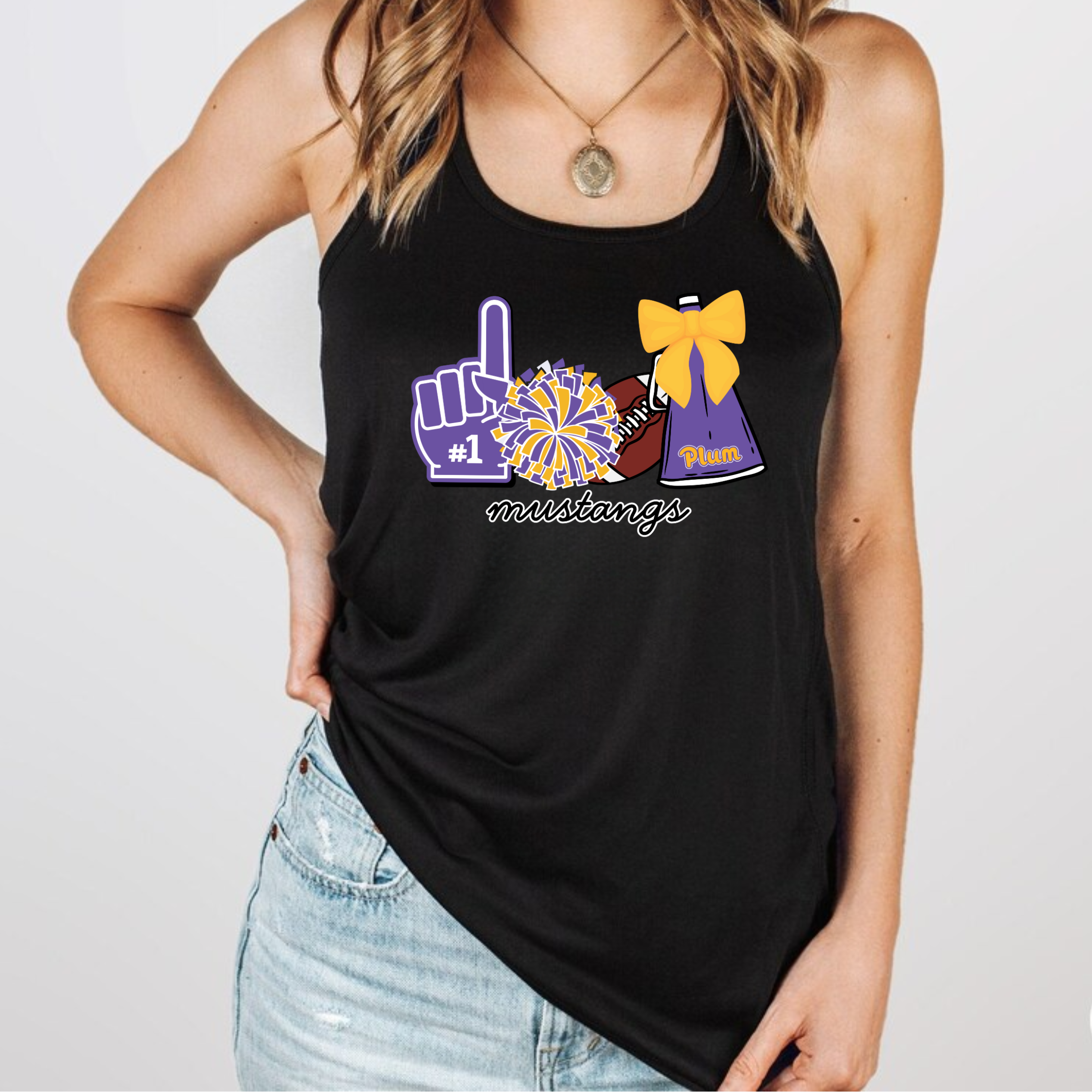 Cheer Icons Flowy Racerback Tank