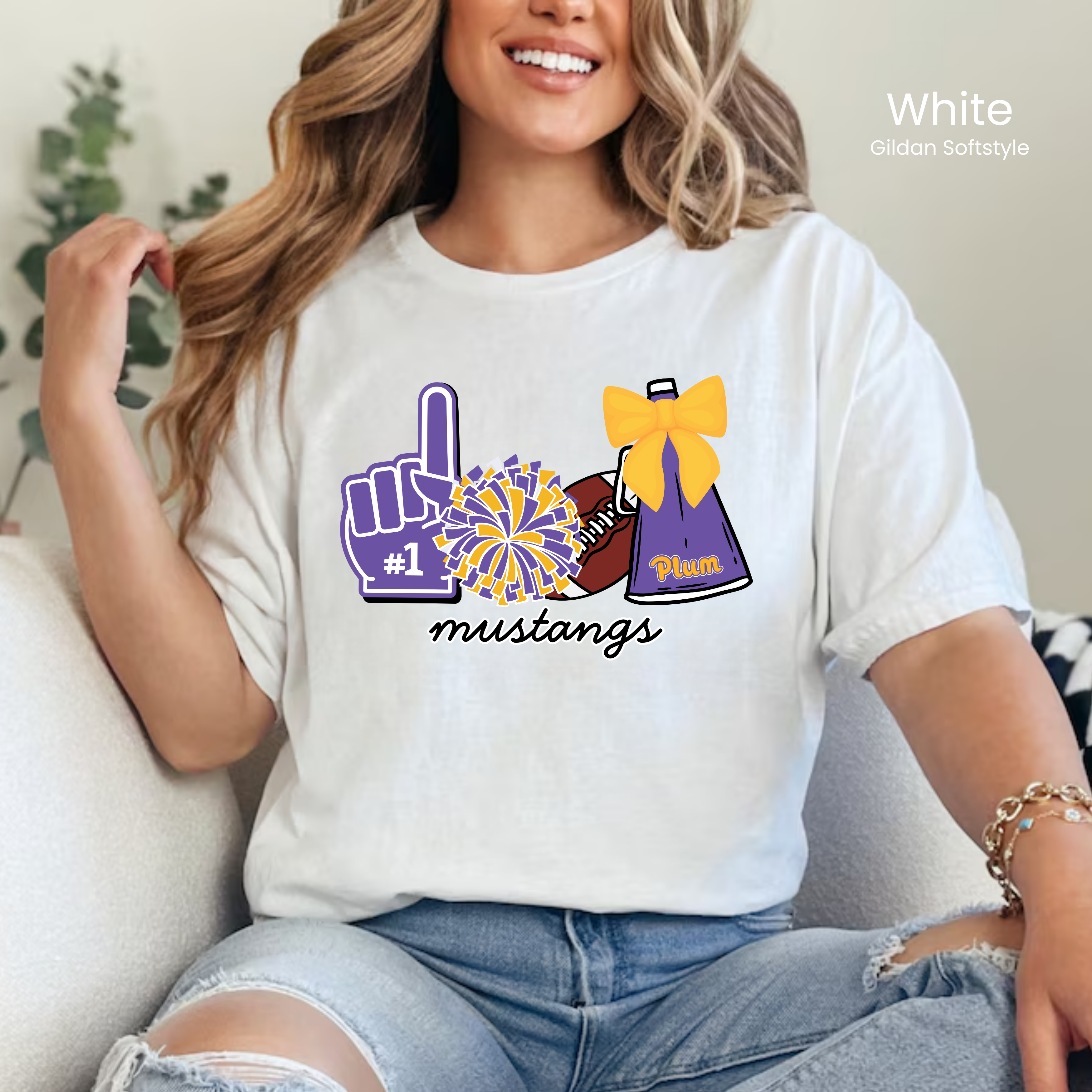 Gildan Softstyle Cheer Icons Tee