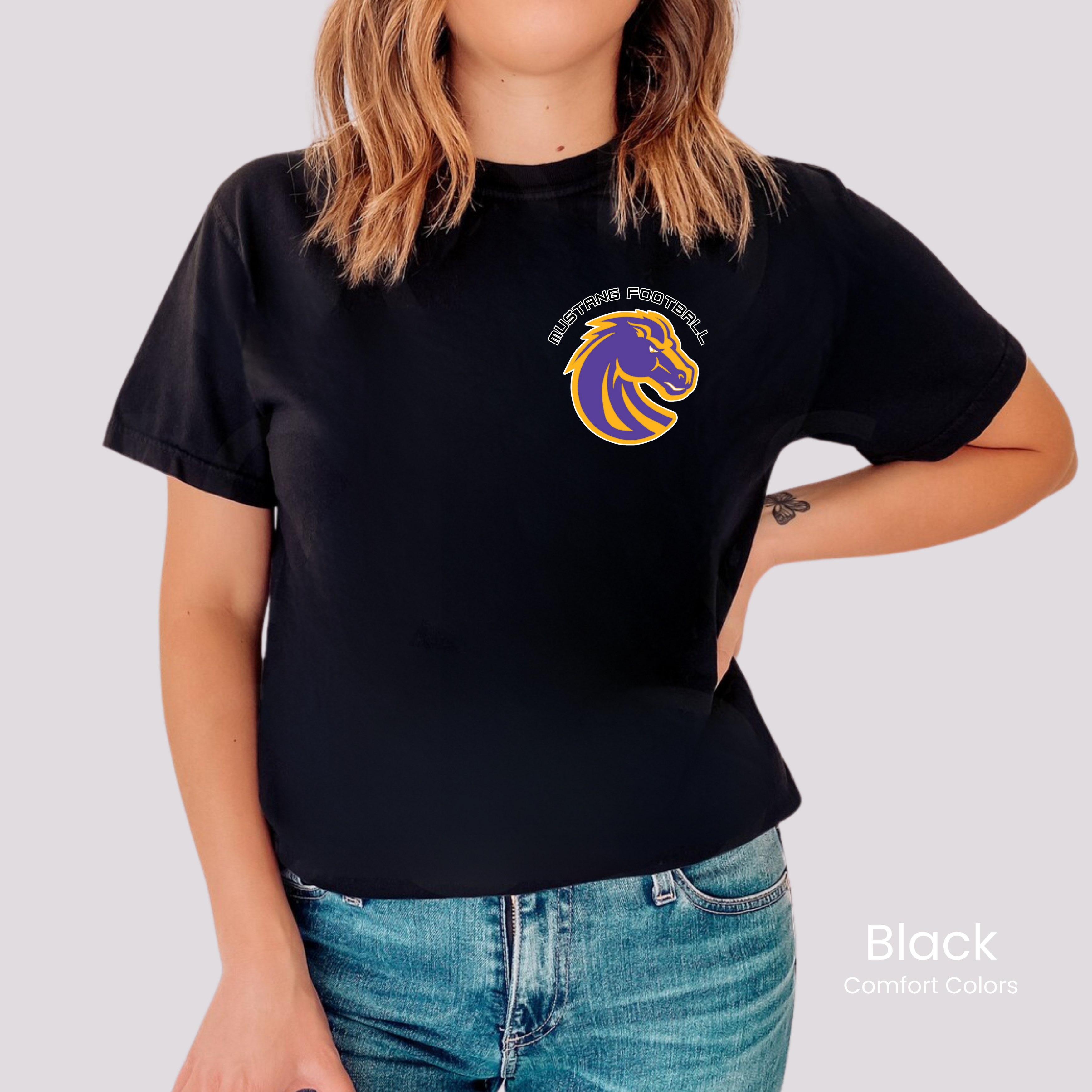 Comfort Colors Boxy Crop Oversized Pocket PMFA Tee