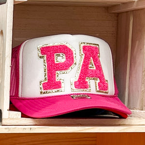 State Chenille Patch Trucker Hat