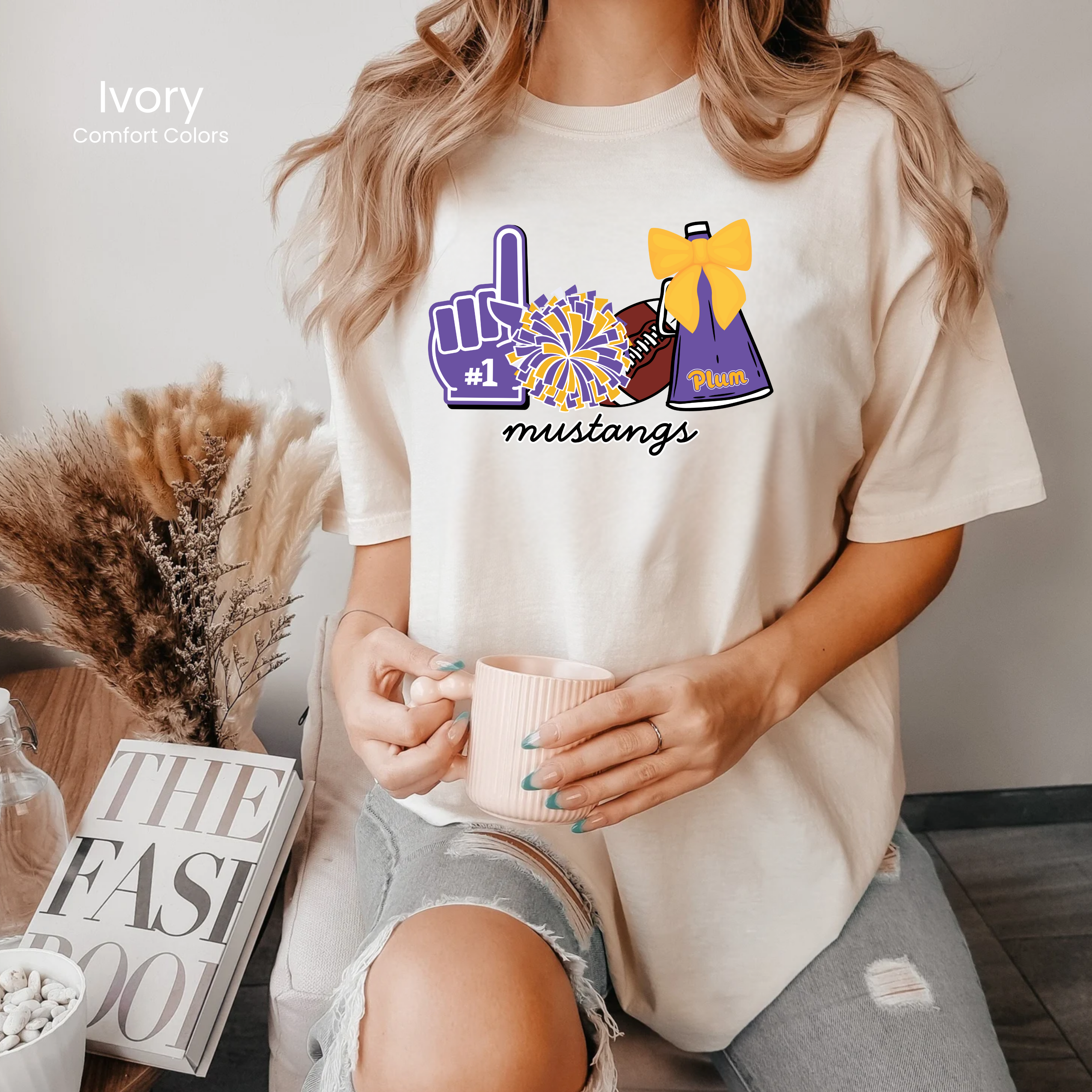 Comfort Colors Cheer Icons Tee