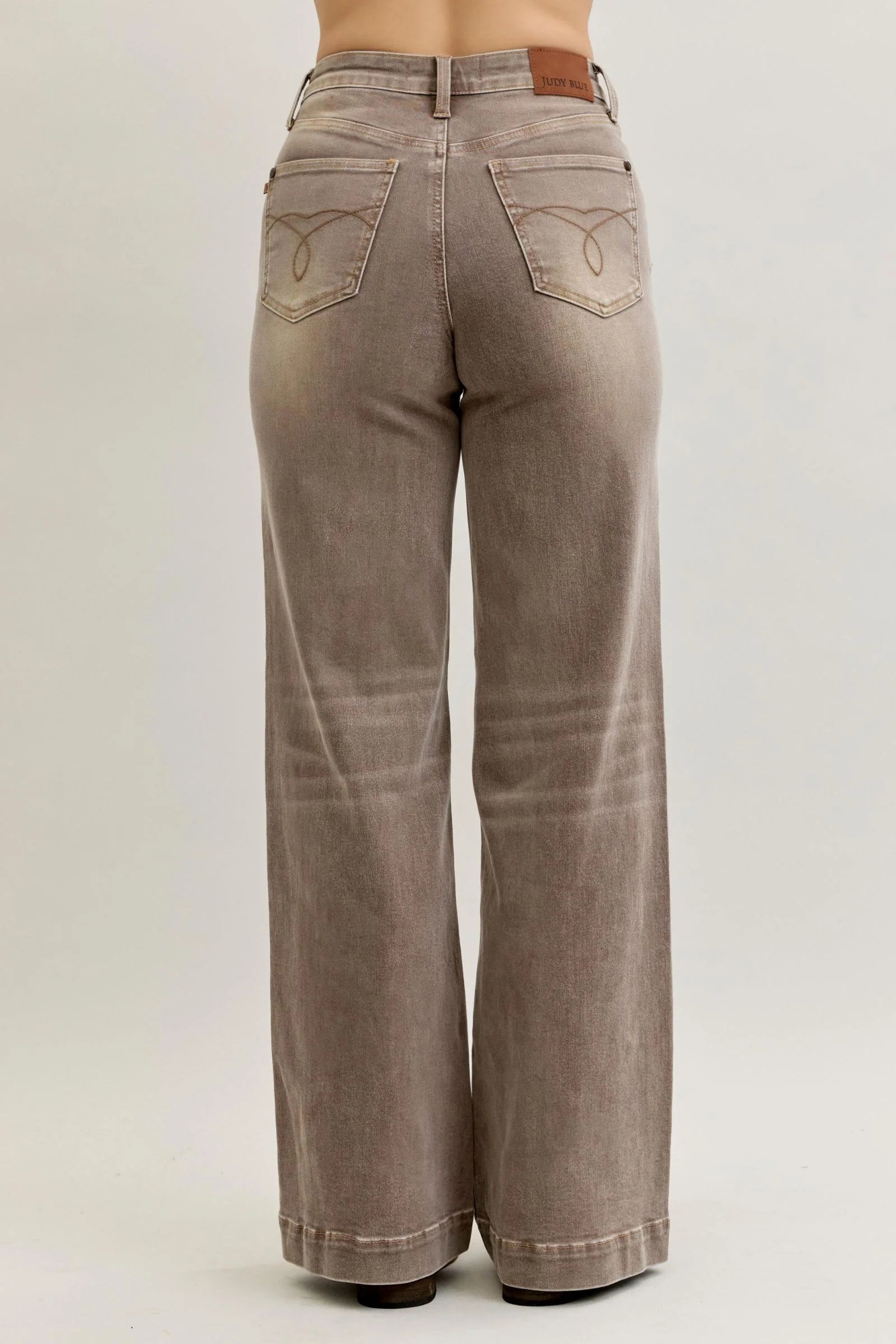 Clay Park Retro Wide Leg Judy Blue Jeans