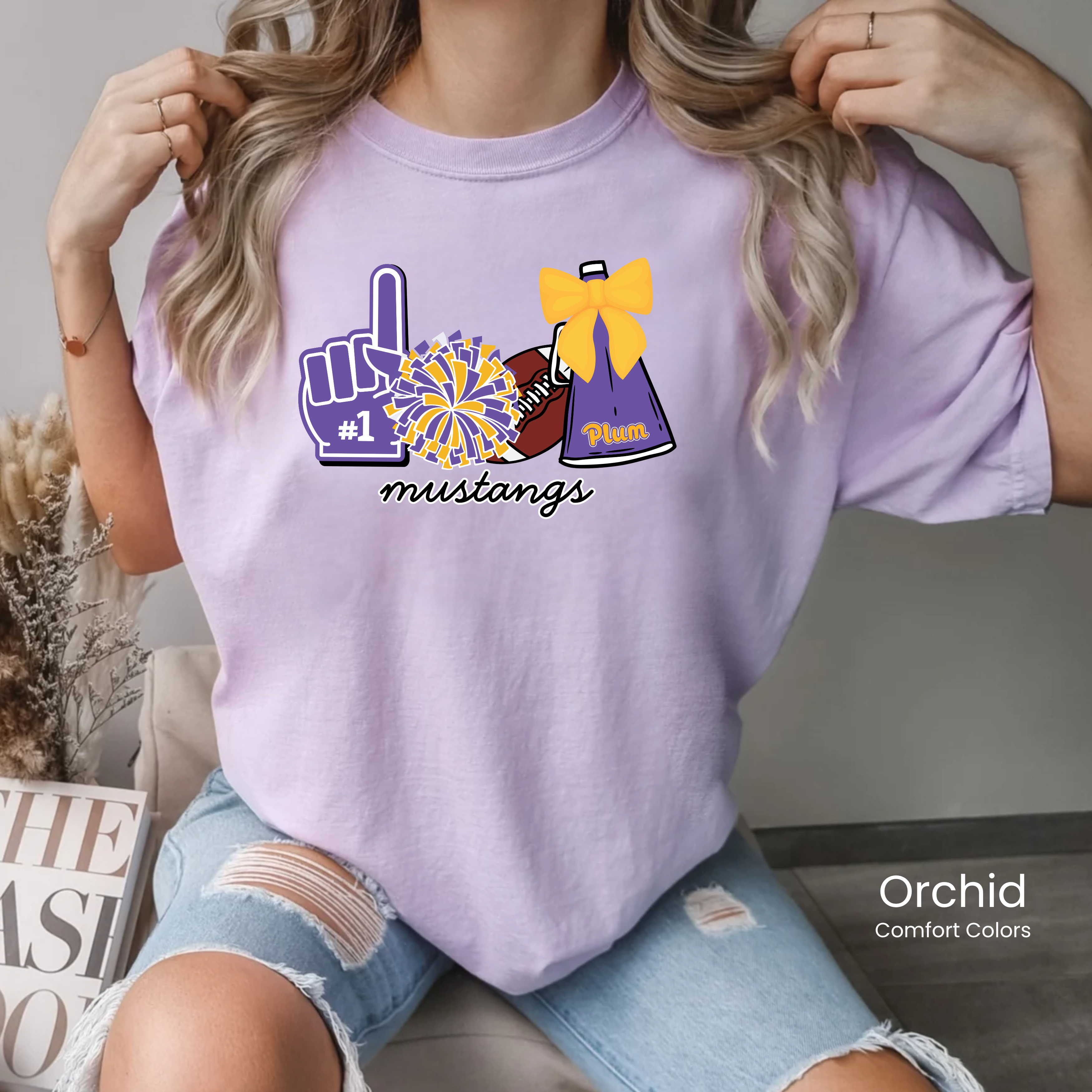 Comfort Colors Cheer Icons Tee