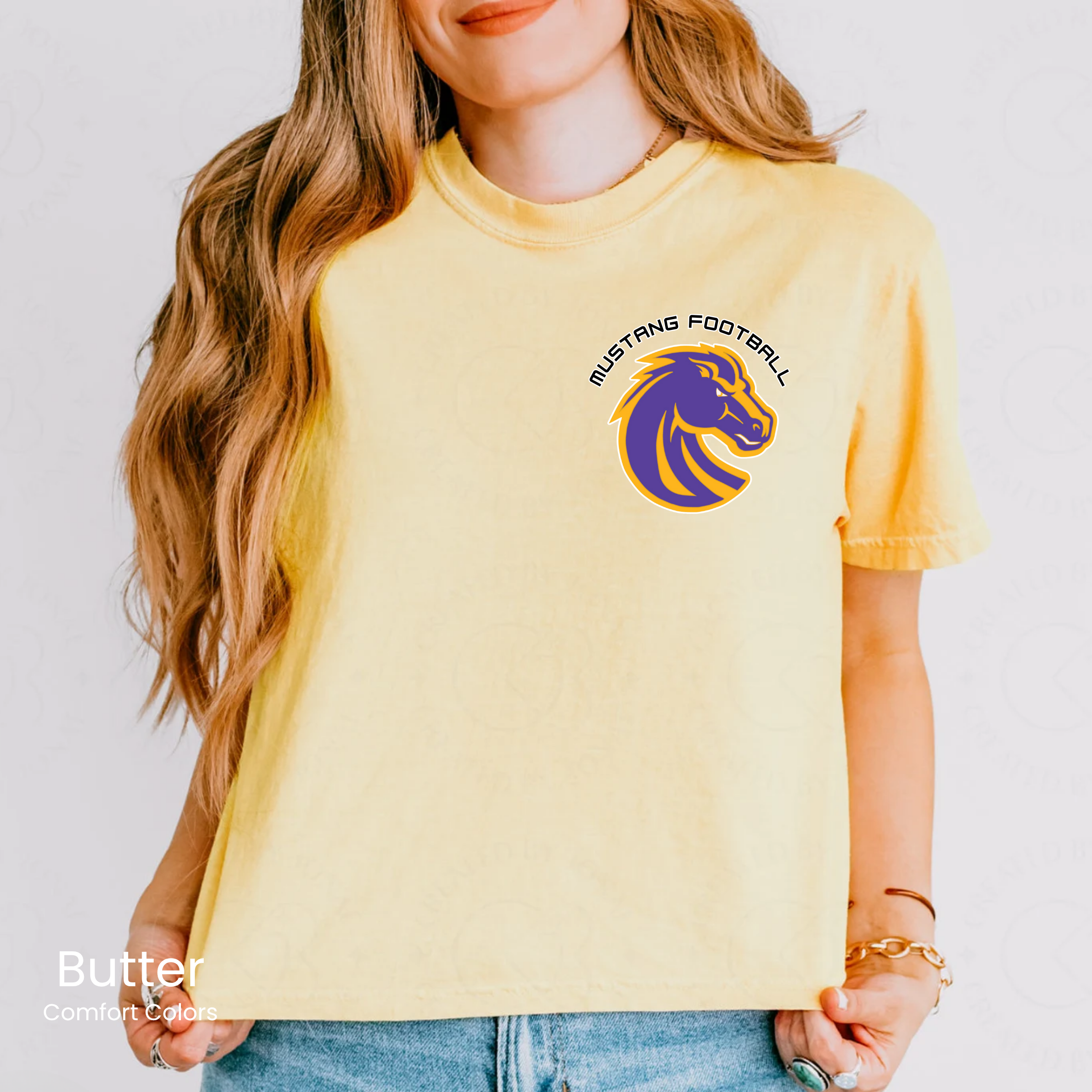 Comfort Colors Boxy Crop Oversized Pocket PMFA Tee
