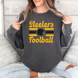 Comfort Colors Steel City Football Sweatshirt