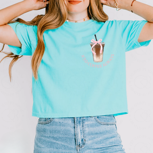 Preppy Iced Coffee Always Pocket Tee