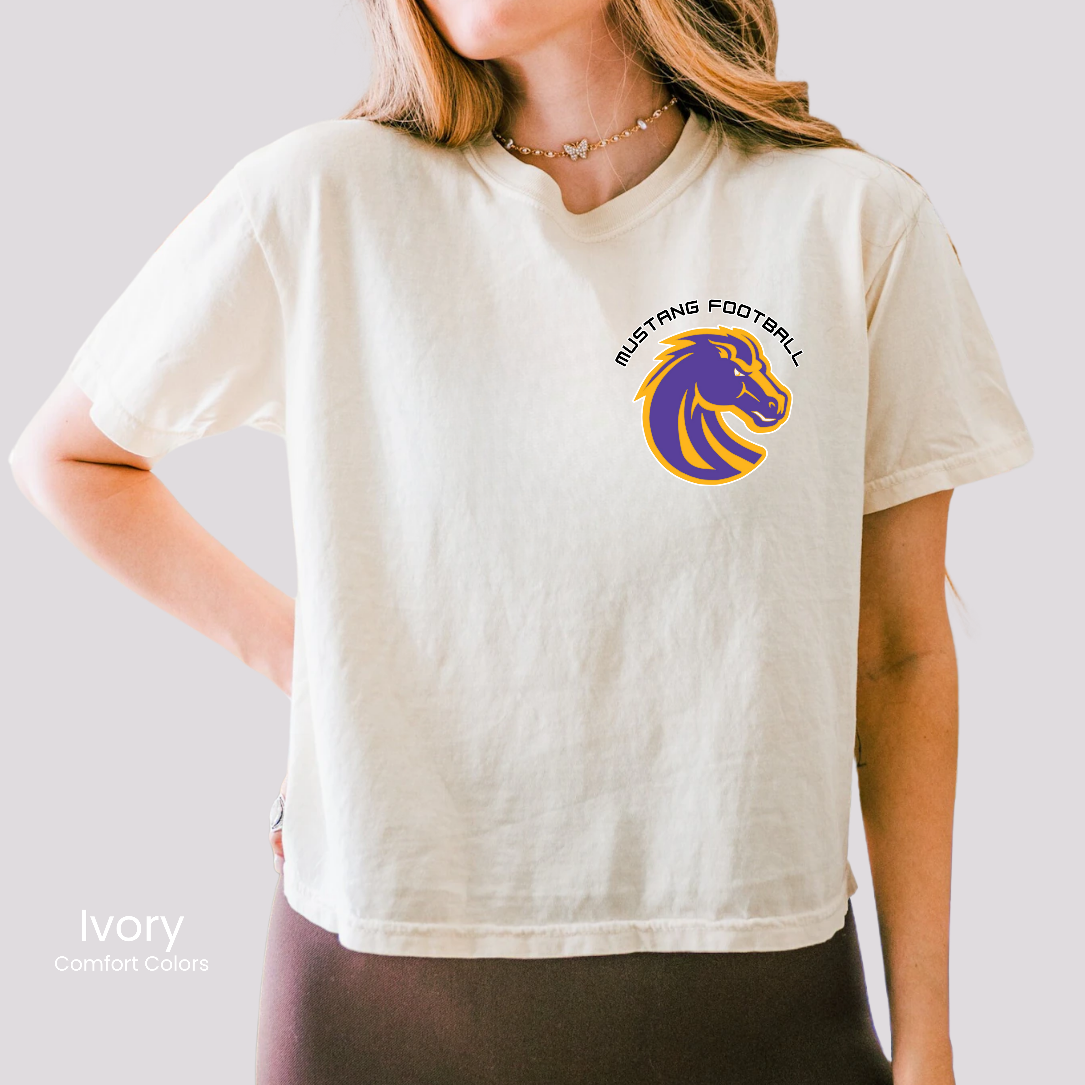 Comfort Colors Boxy Crop Oversized Pocket PMFA Tee