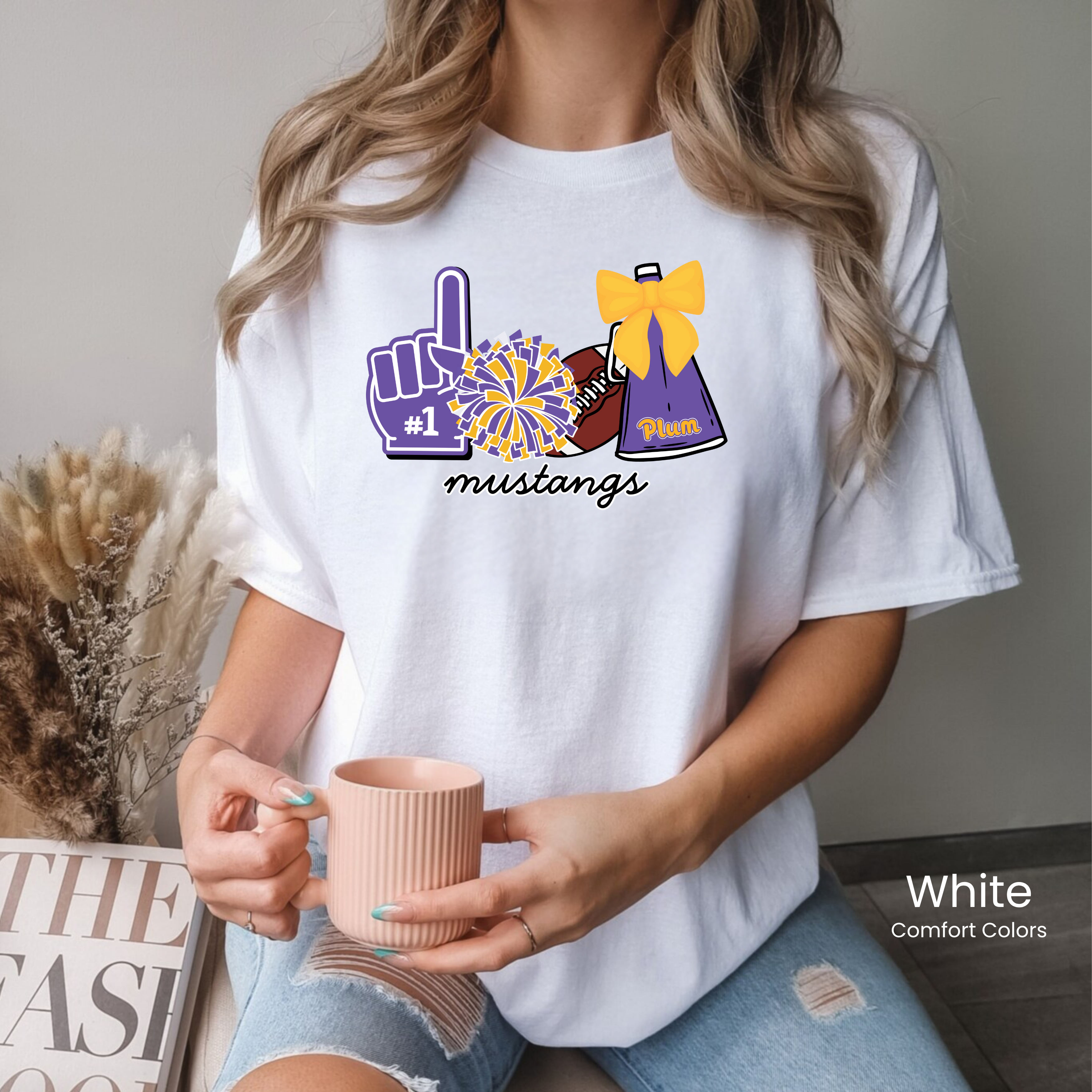 Comfort Colors Cheer Icons Tee