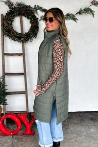 {PRE-ORDER} Kendall Long Puffer Vest
