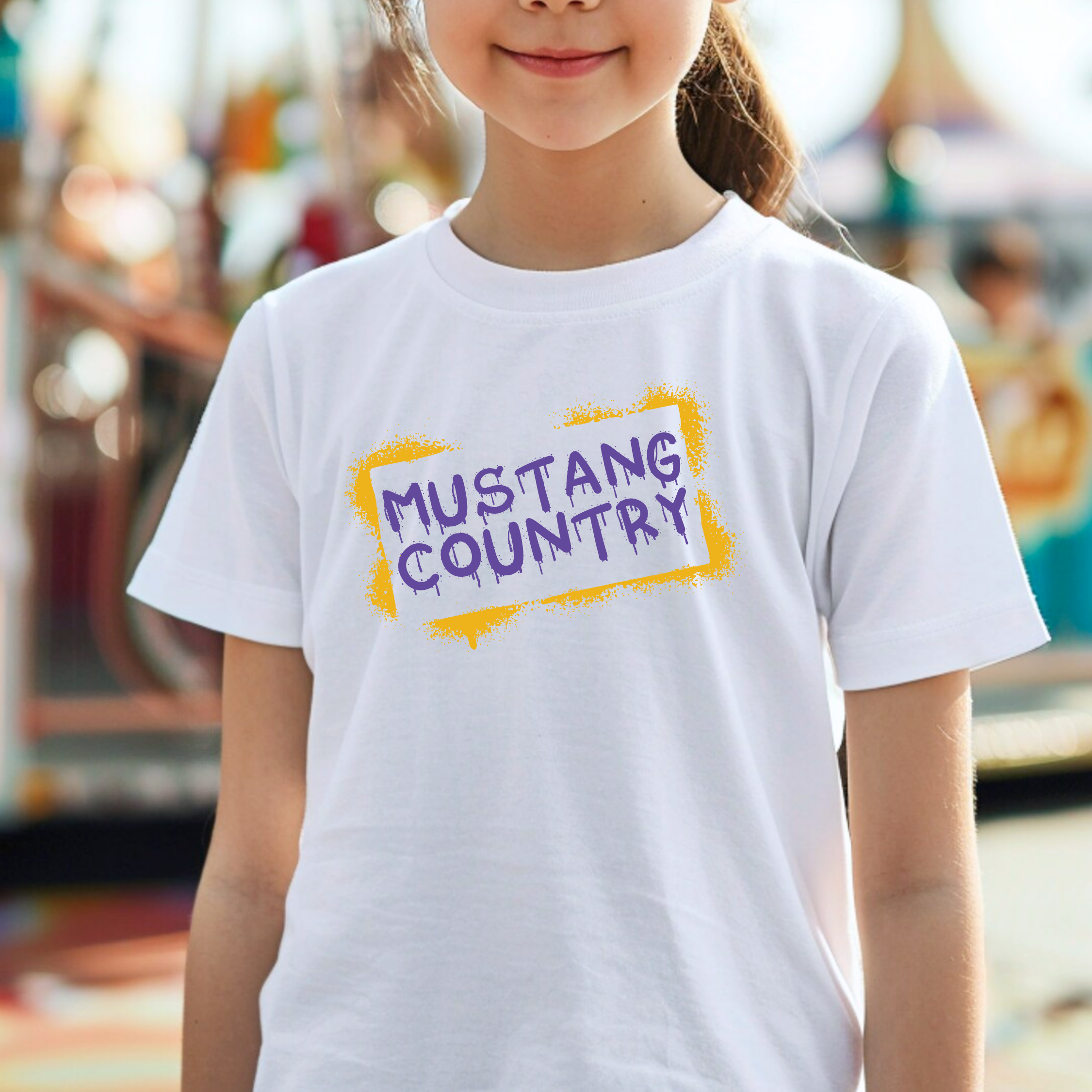 Youth Mustang Country Graffiti Tee