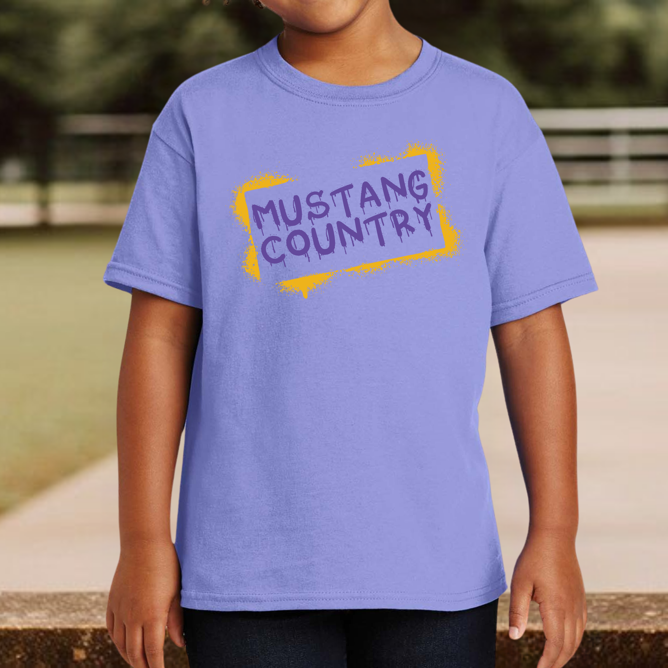 Youth Mustang Country Graffiti Tee