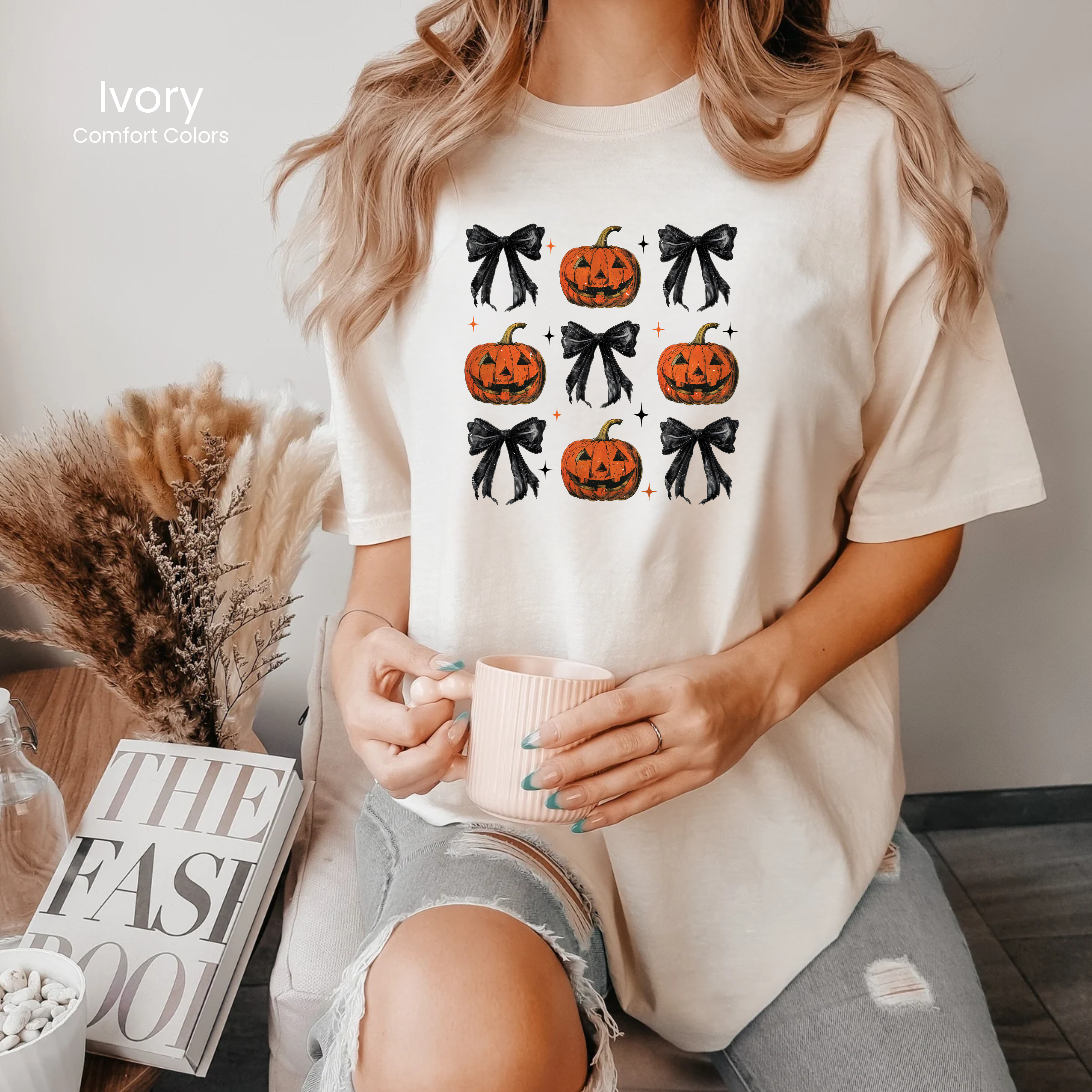 Pumpkins & Bows Tee