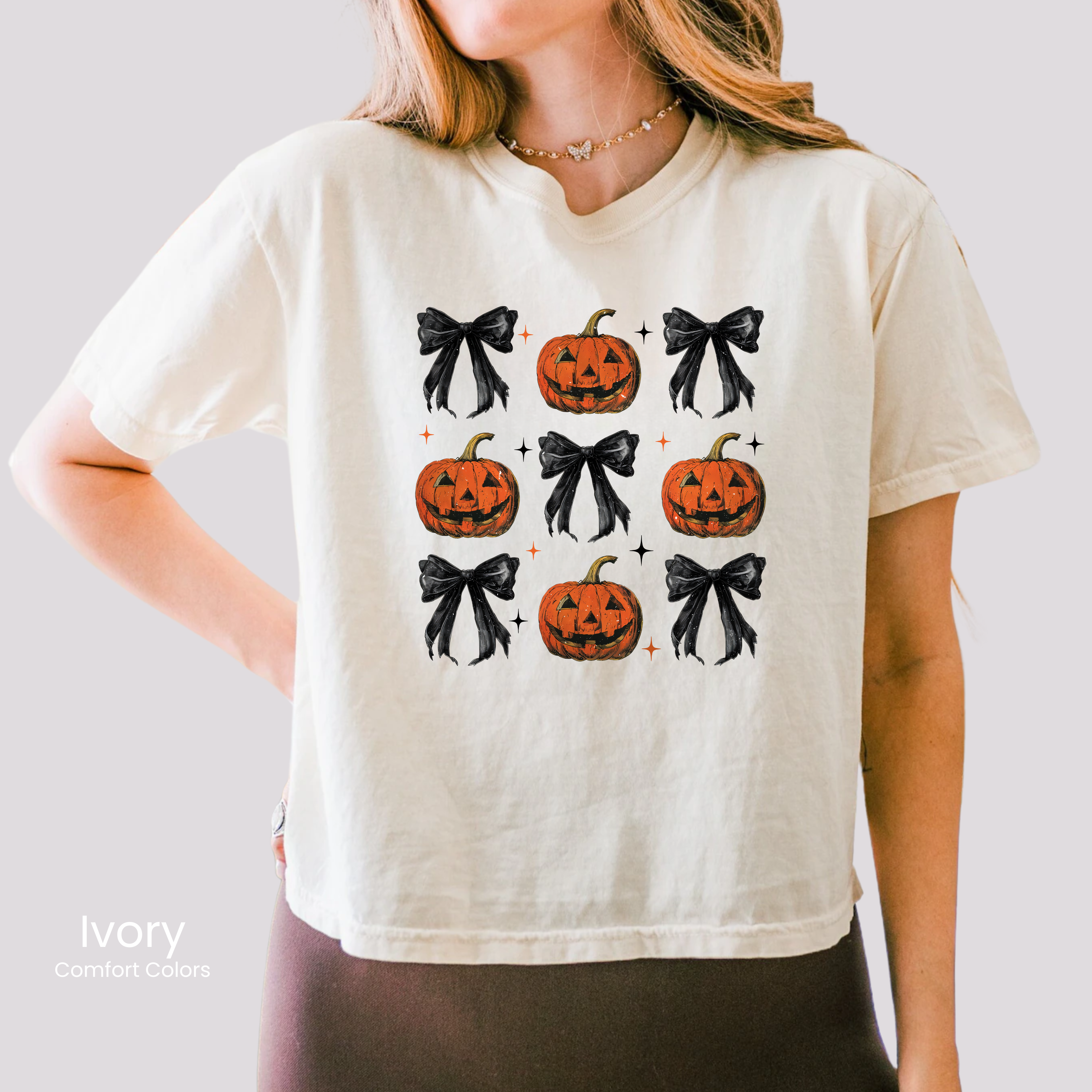 Pumpkins & Bows Tee