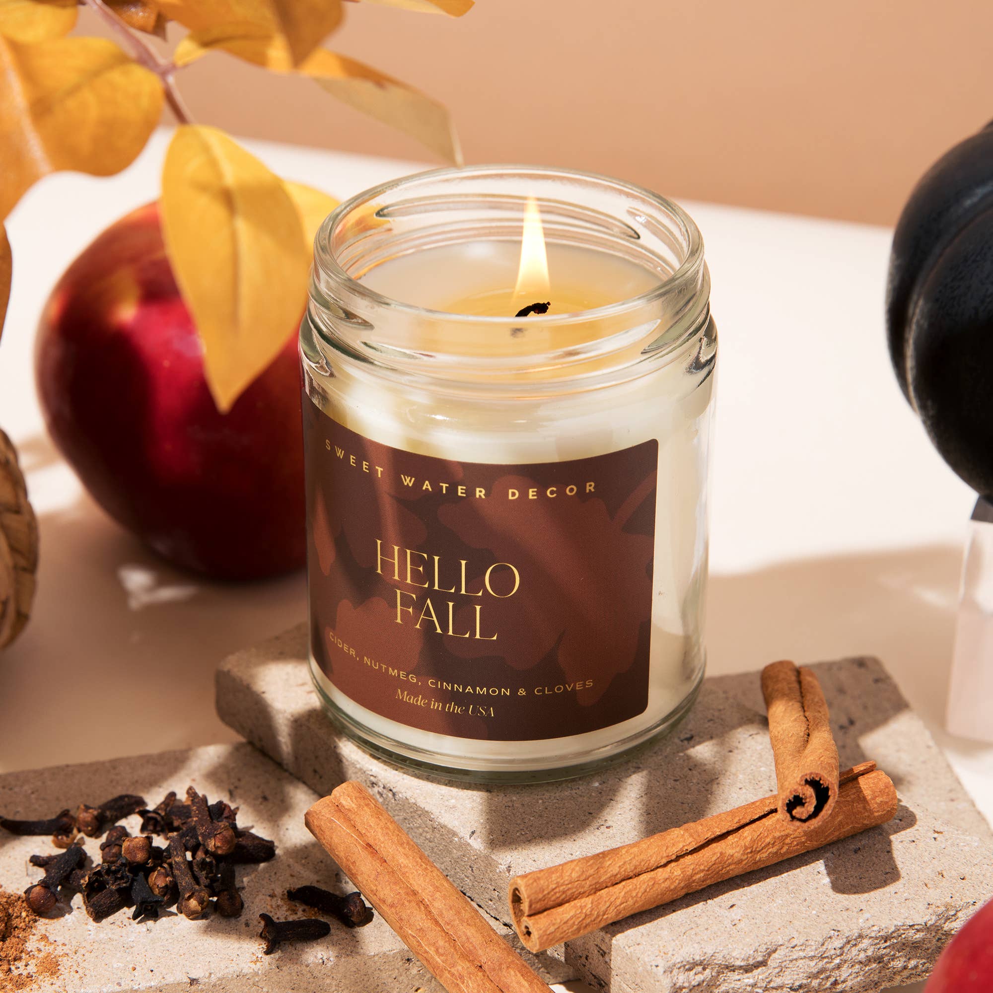 Hello Fall 9 oz Soy Candle