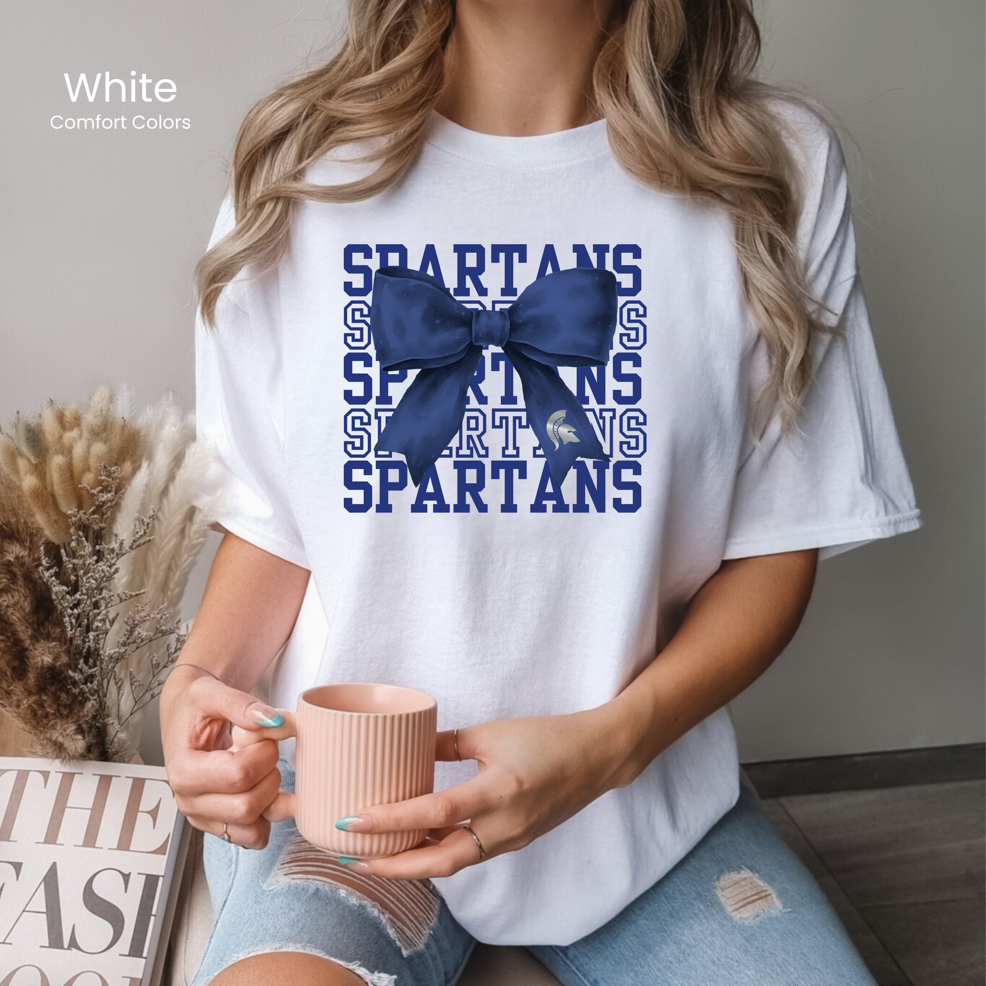 Comfort Colors Spartan Bow Tee