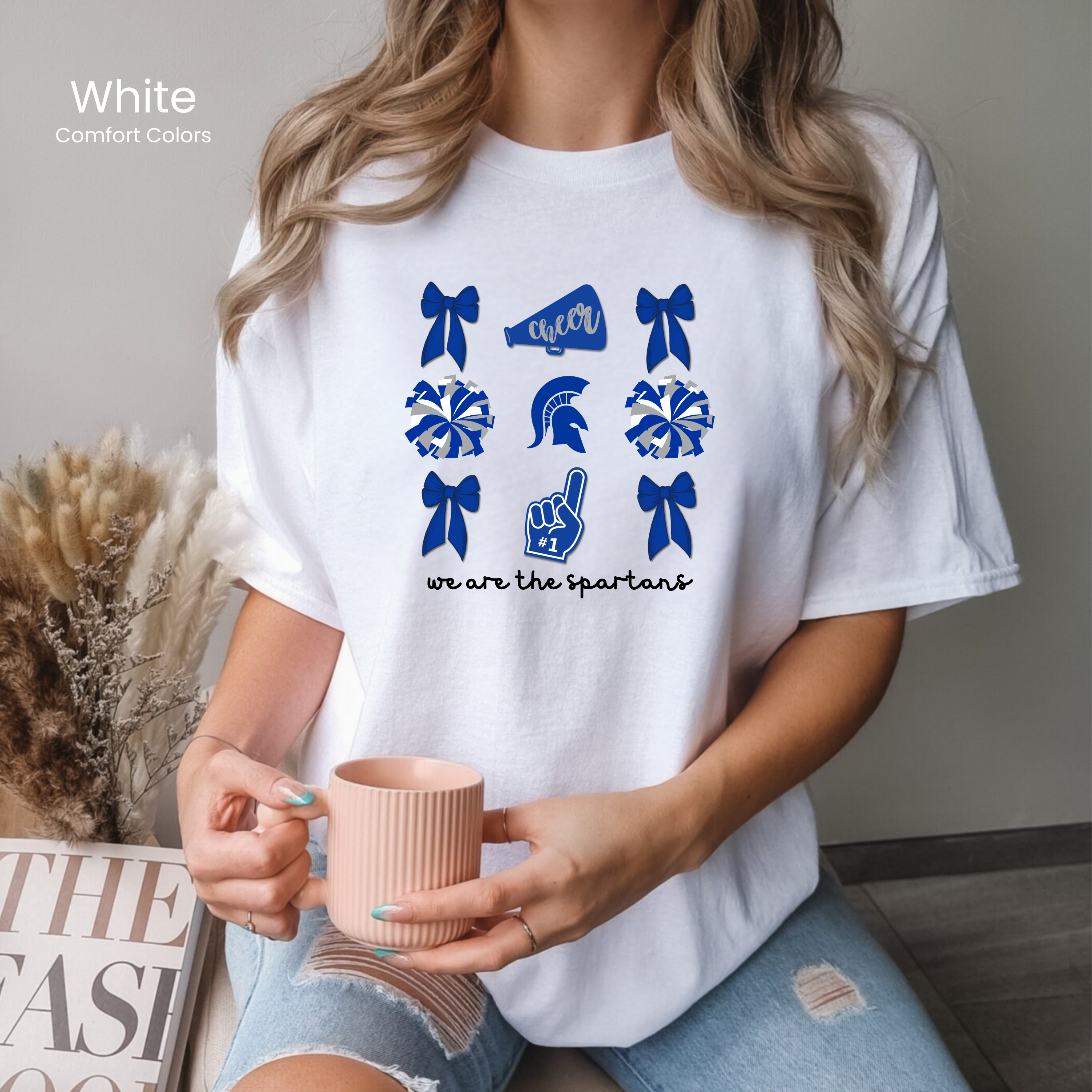 Comfort Colors We Are the Spartans Cheer Tee