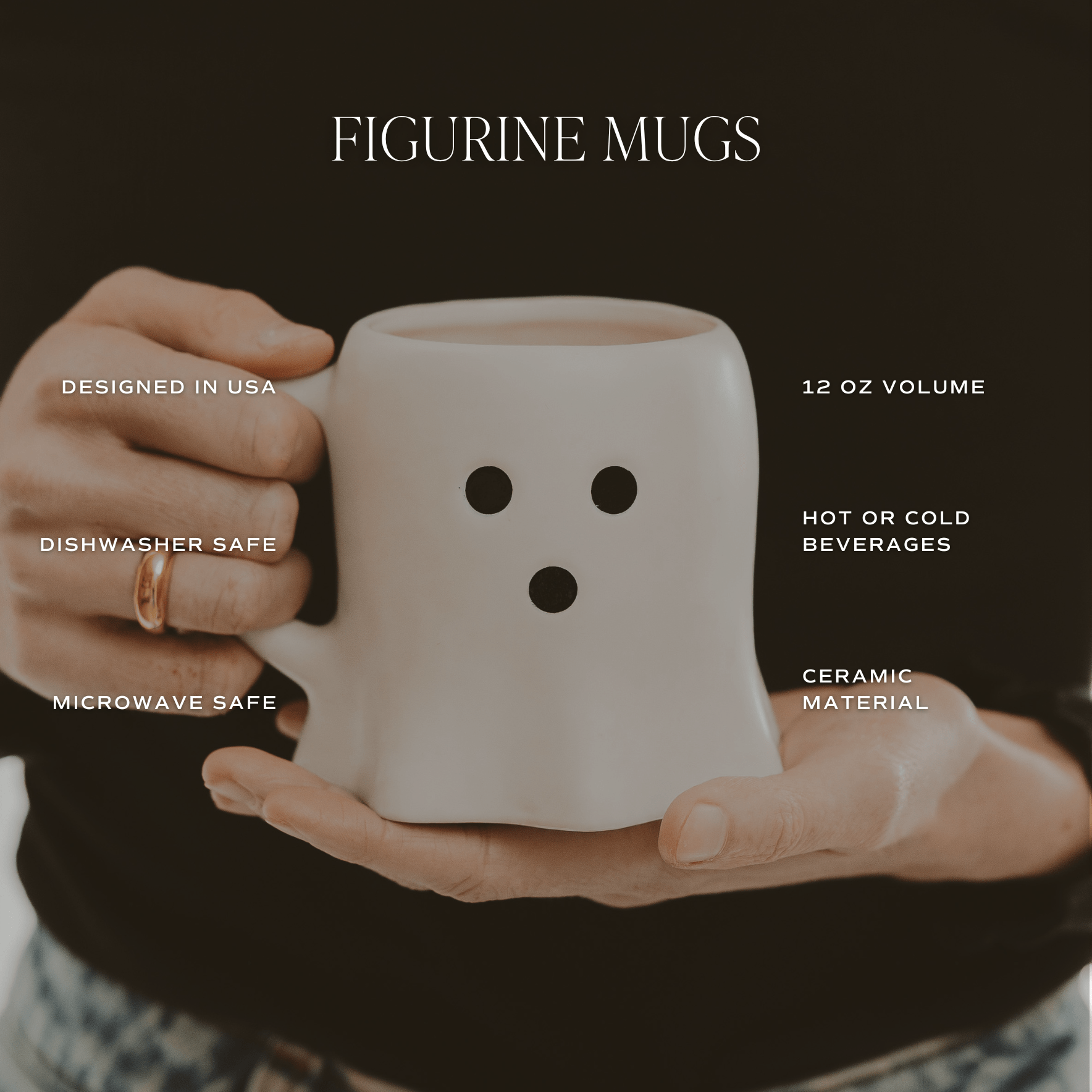 Black Ghost Coffee Mug