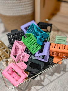 Small Rectangle Claw Clip
