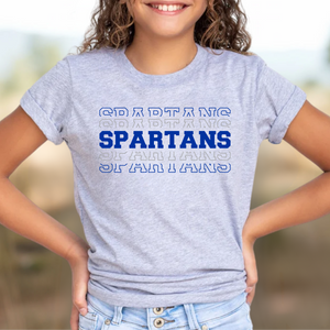 Youth Spartans on Repeat Tee