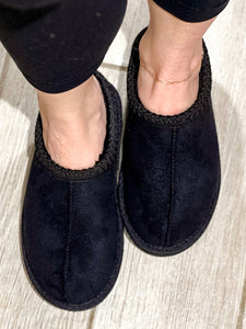 Black Slipper Shoes