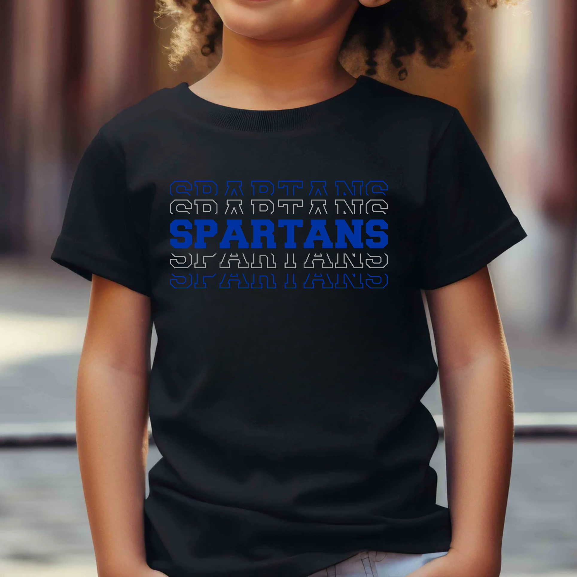 Youth Spartans on Repeat Tee