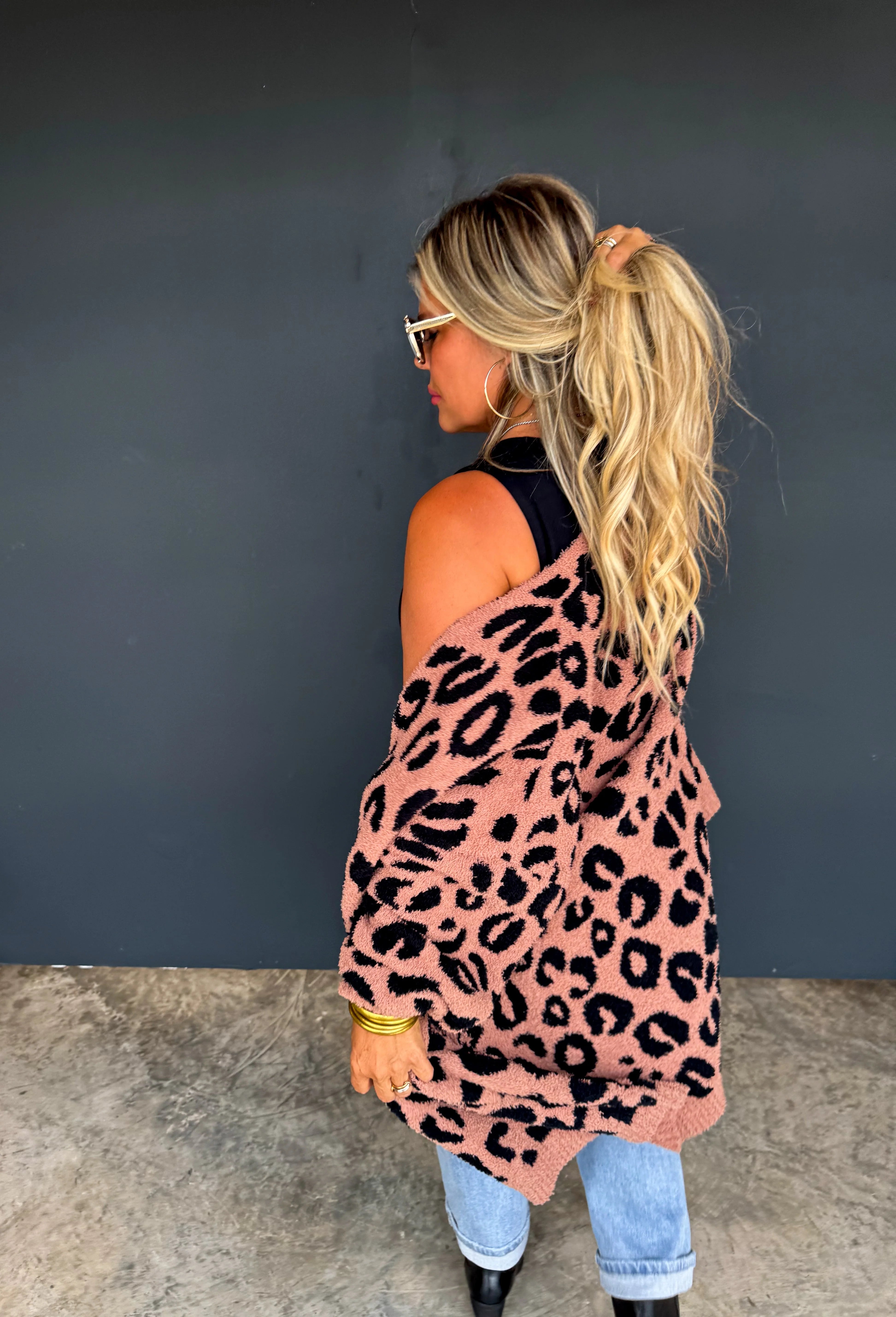 Animal Print Cloud Cardigan