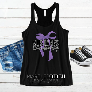 Mustangs Cheerleading Bow Tank