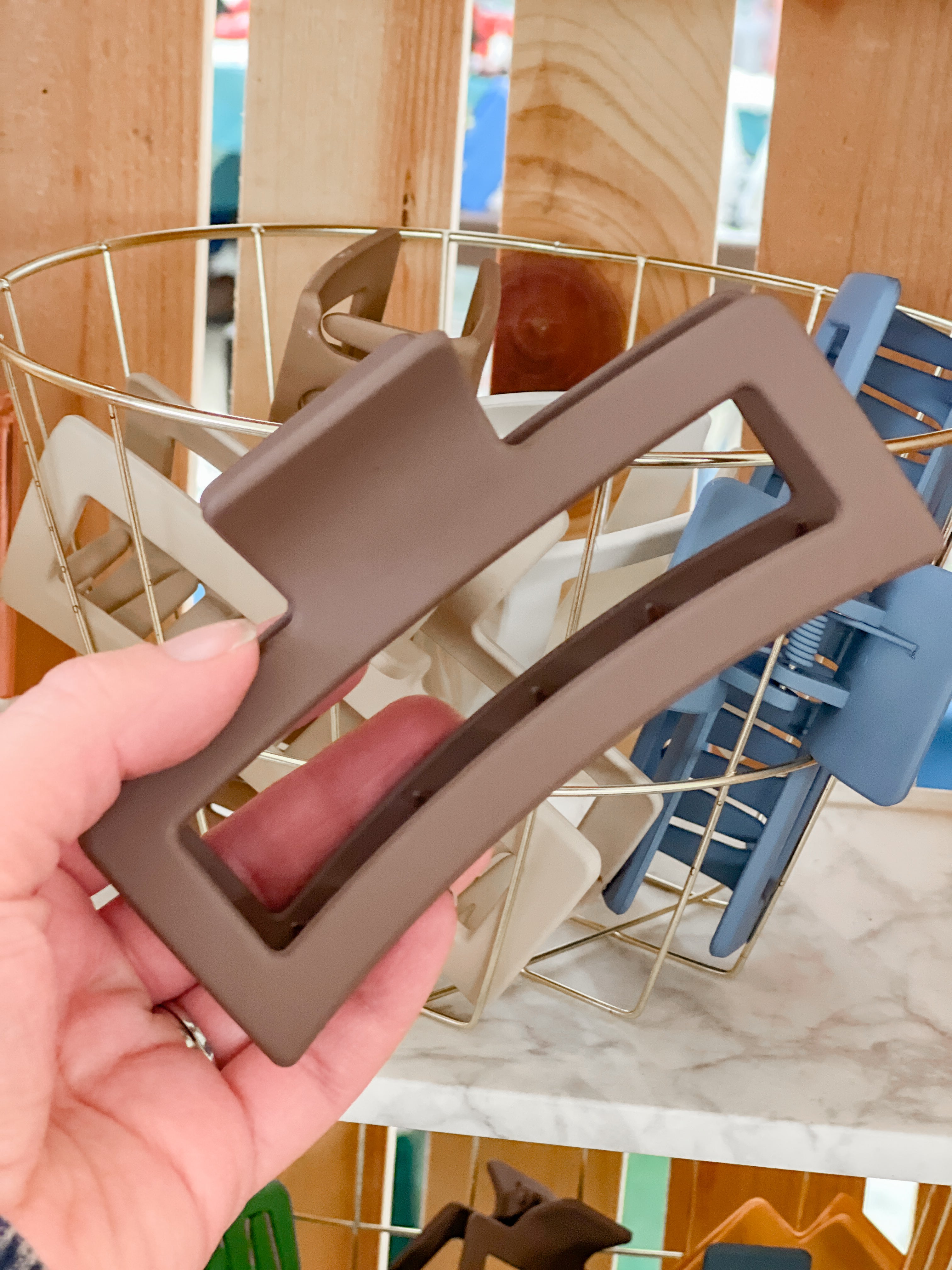 Jumbo Rectangle Claw Clip
