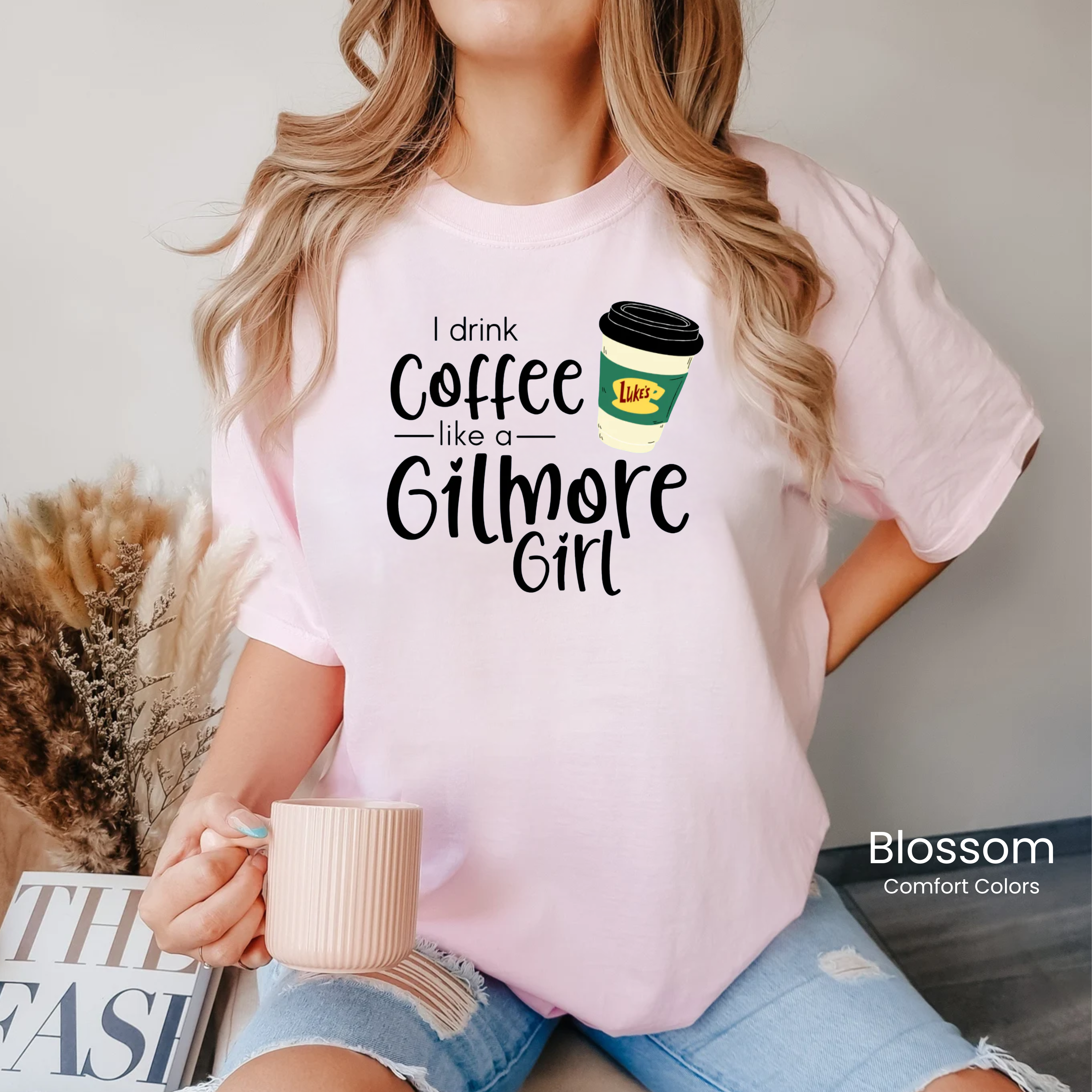 Comfort Colors I Drink Coffee Like the Girls Tee
