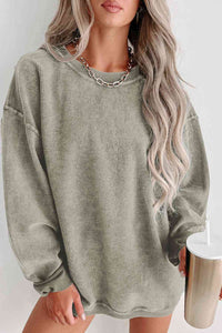 Sage Dropped Shoulder Sweatshirt