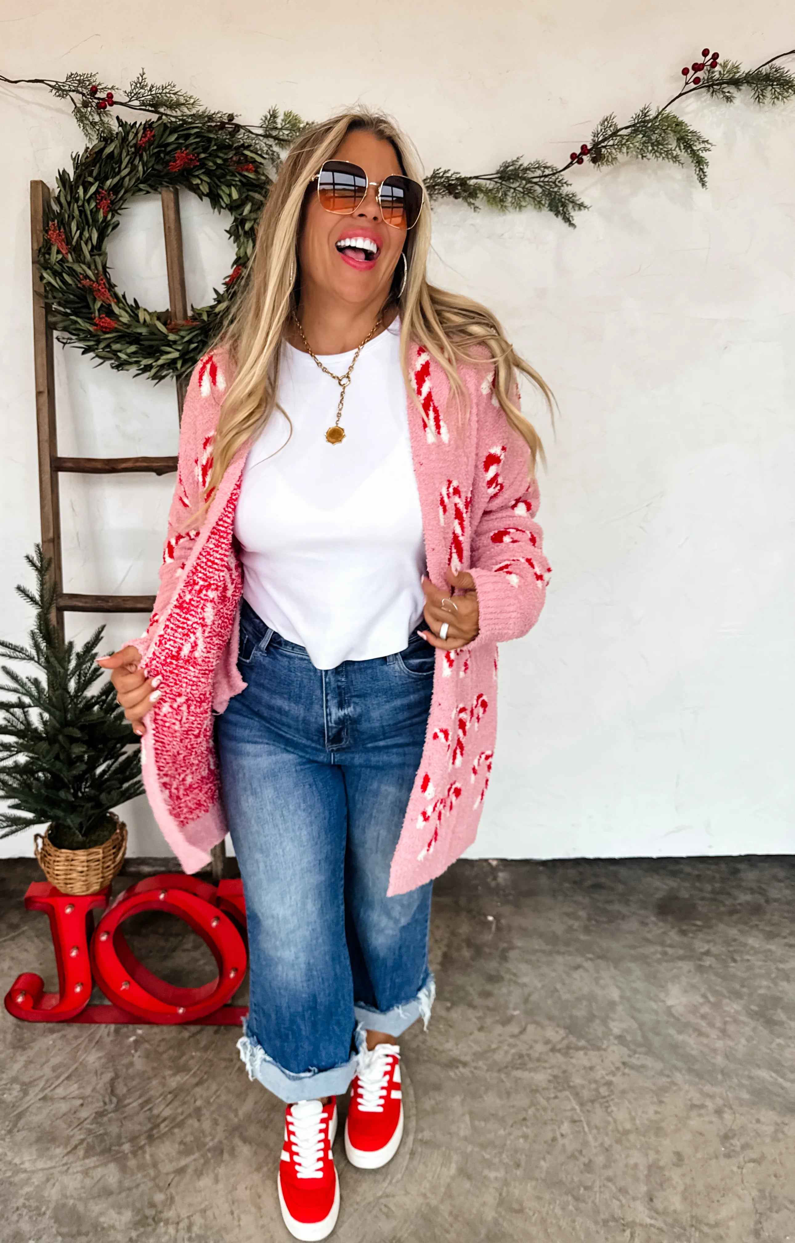 Candy Cane Lane Cloud Cardigan