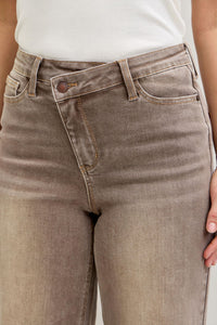 Clay Park Retro Wide Leg Judy Blue Jeans