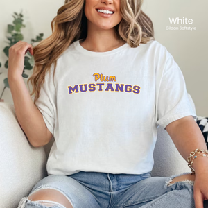 Plum Mustangs Tee