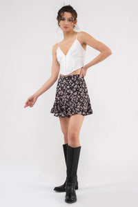 Fantastically Floral Mini Skirt