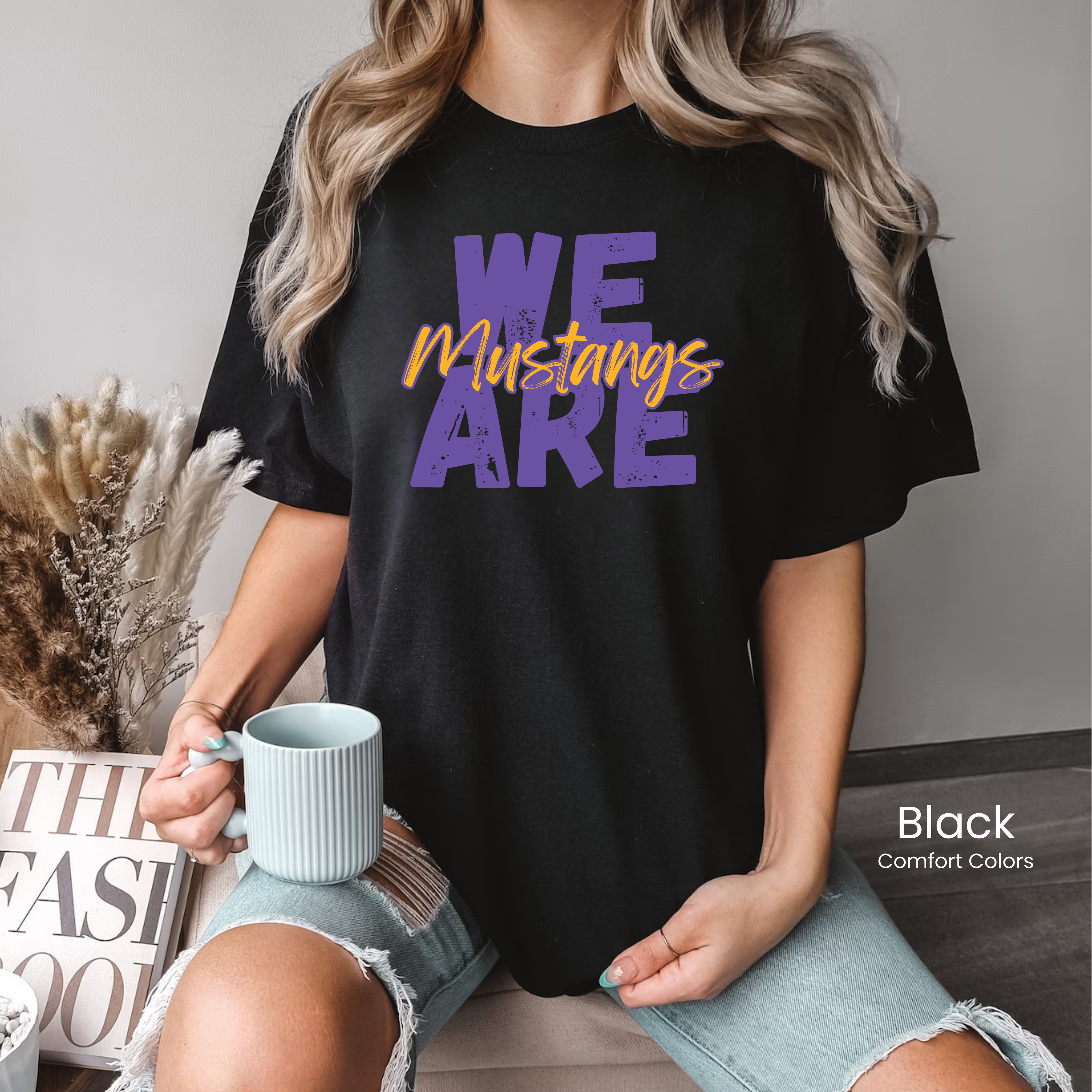 Comfort Colors We Are Mustangs Tee