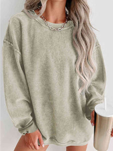 Sage Dropped Shoulder Sweatshirt