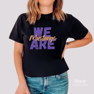 Comfort Colors Boxy Crop We Are Mustangs Tee
