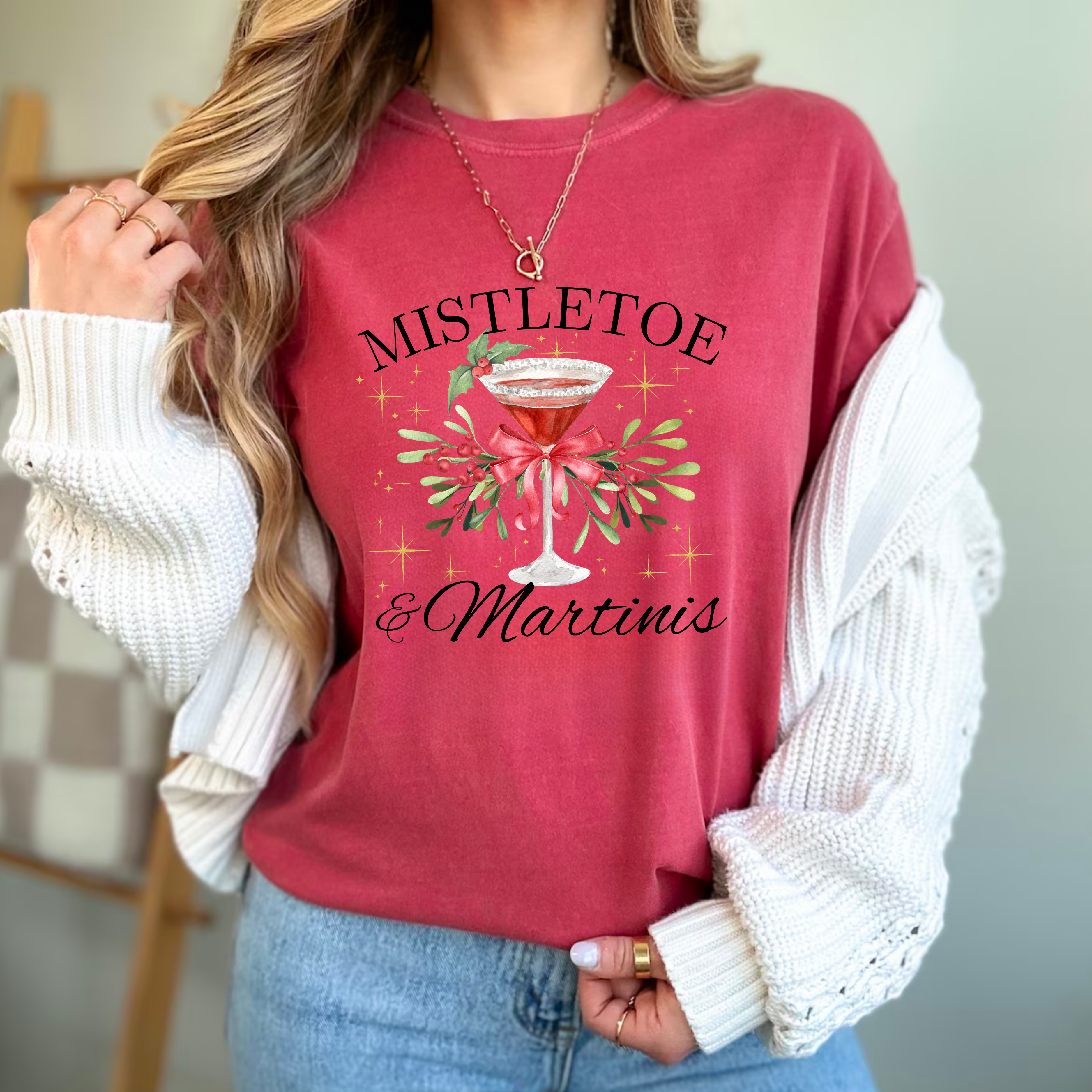 Mistletoe & Martinis Tee