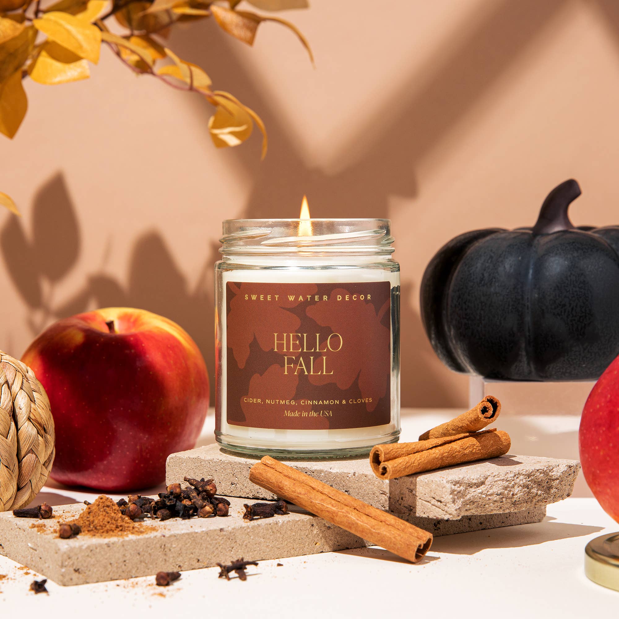 Hello Fall 9 oz Soy Candle