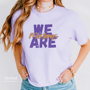 Comfort Colors Boxy Crop We Are Mustangs Tee
