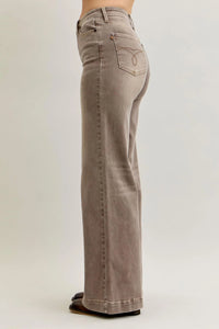 Clay Park Retro Wide Leg Judy Blue Jeans