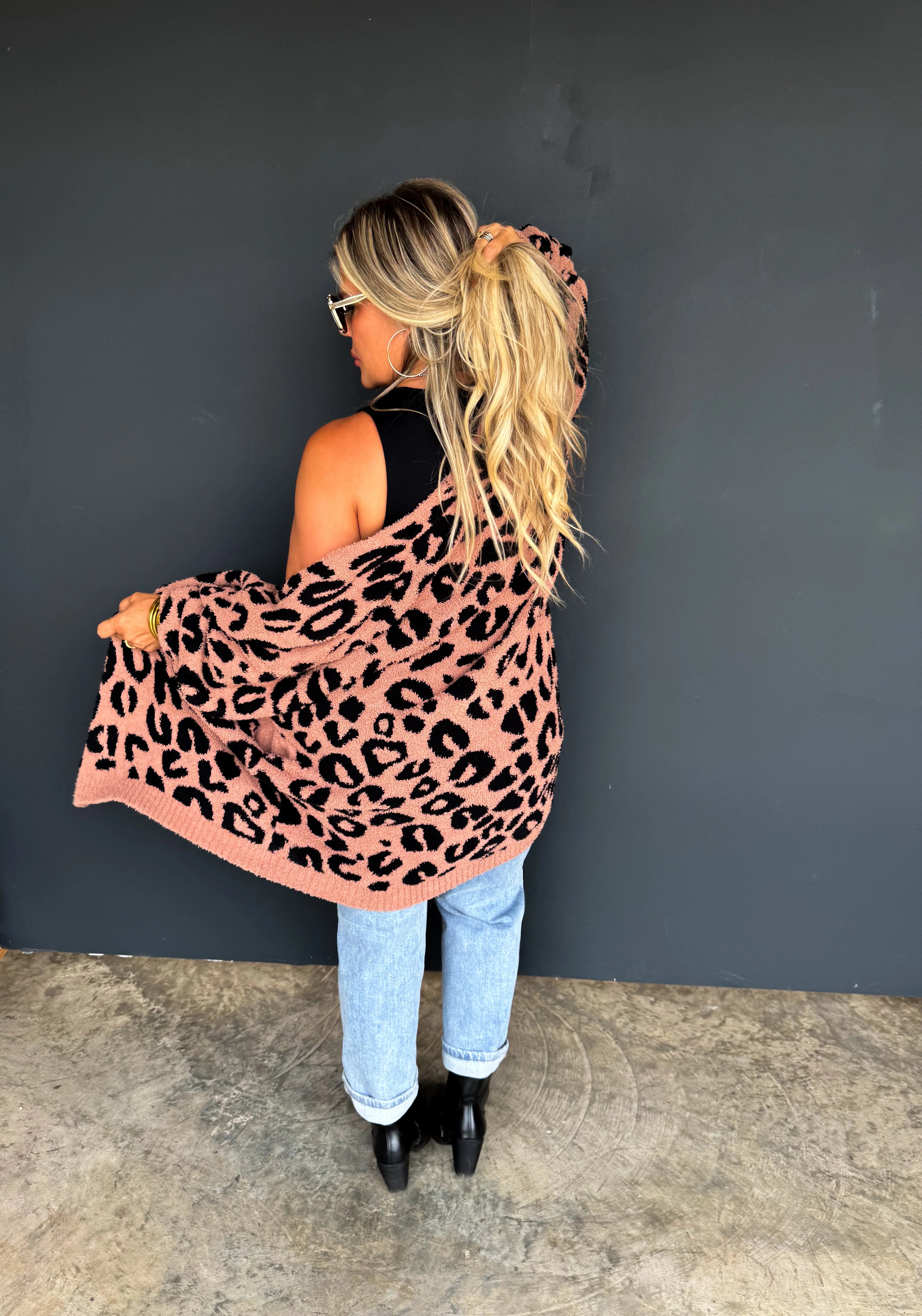 Animal Print Cloud Cardigan