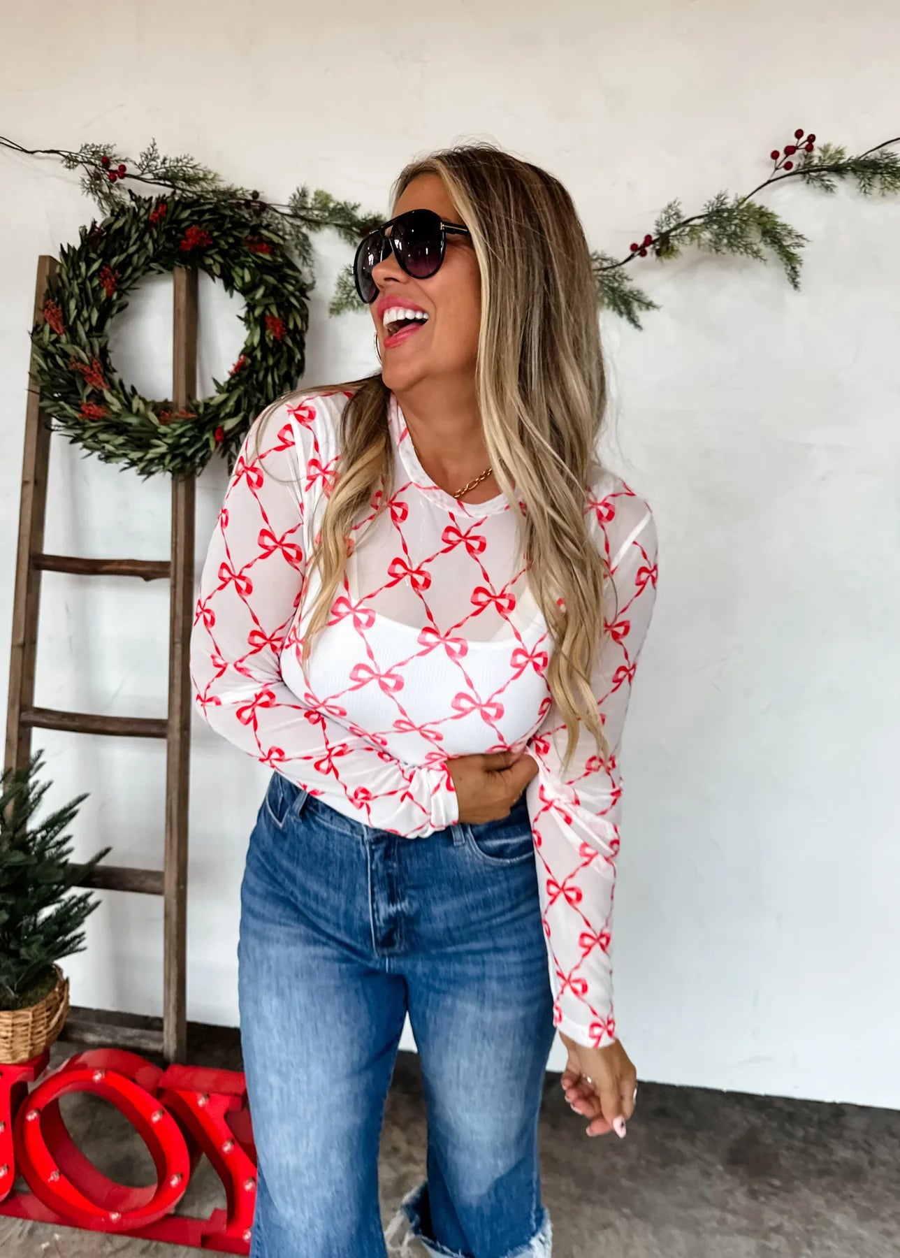 {PRE-ORDER} Holiday Mesh Tops
