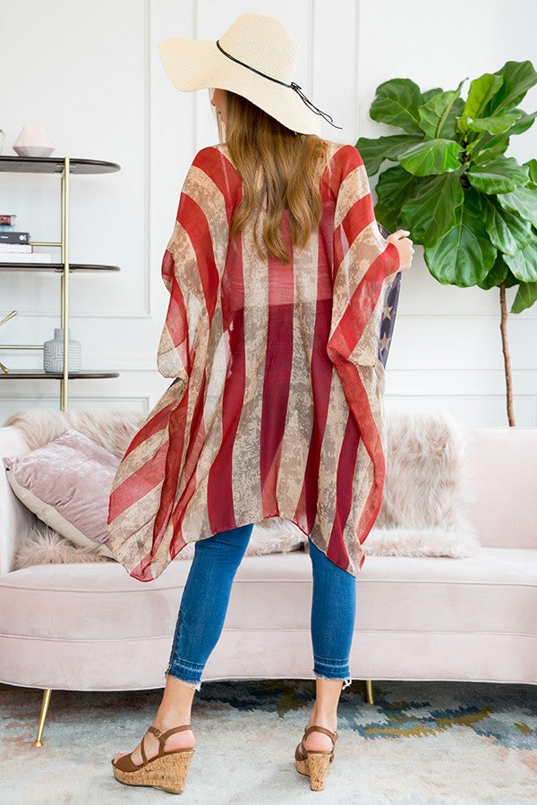 Vintage Americana Kimono
